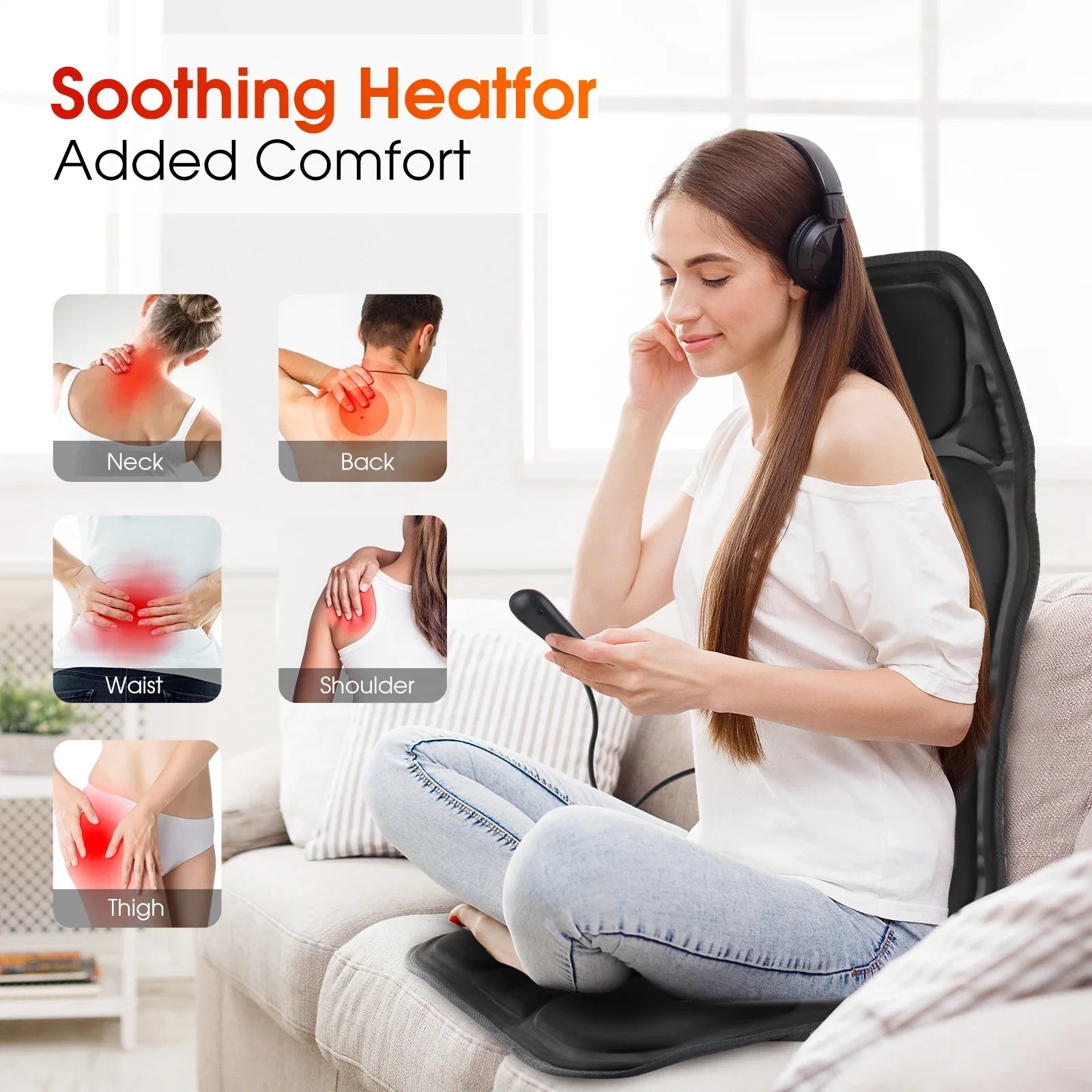 Electric Back Massager Infrared Full-Body Massage