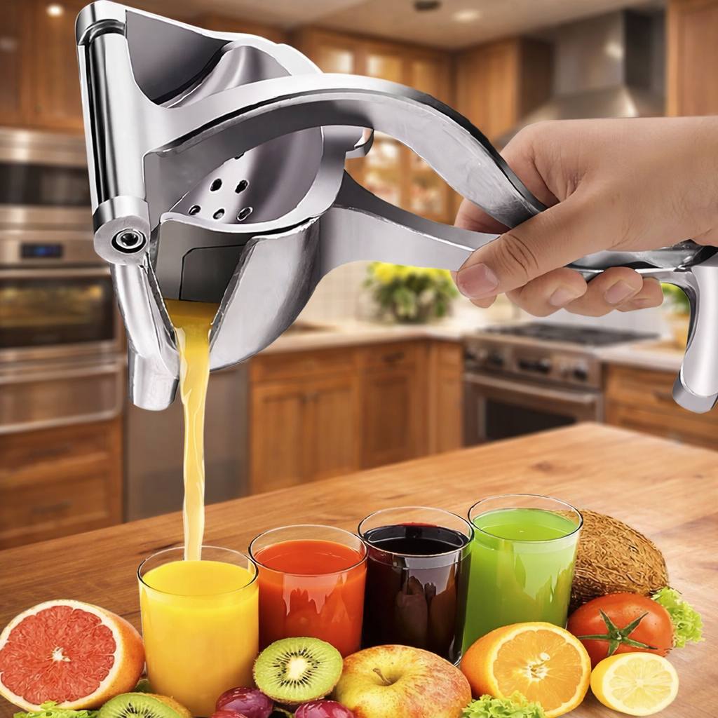 Fruit Juice Squeezer Heavy-Duty Metal Ergonomic & Durable